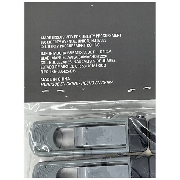 Studio 3B Slim Grips Hanger Clothes Pin Clips, Set of 8 - Picture 2 of 2